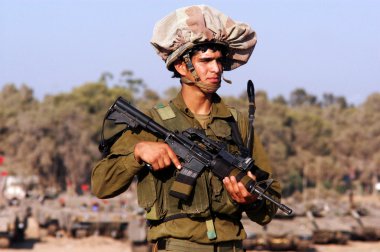 Israeli Infentry Soldier clipart