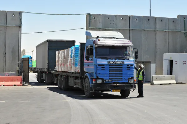 Kerem Shalom krydsning - Stock-foto