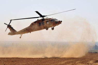 İsrail sikorsky uh-60 Kara Şahin helikopteri