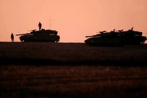 Israel Army Tanks — Stock Photo, Image