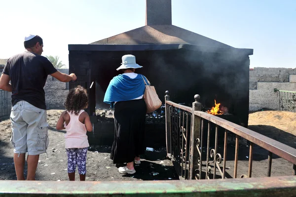 El peregrinaje anual a la tumba del sitio Baba en Netivo —  Fotos de Stock