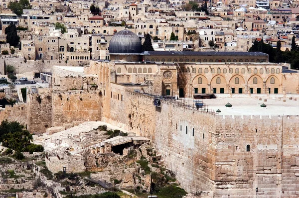 Moschea Al Aqsa a Gerusalemme Israele — Foto Stock