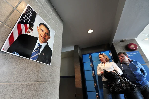 Barack hussein obama prezident Spojených států — Stock fotografie