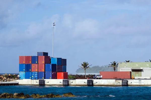 Hafen von avatiu - Insel rarotonga, Kochinseln — Stockfoto