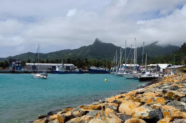 Bağlantı noktası avatiu - ada rarotonga, cook Adaları — Stok fotoğraf