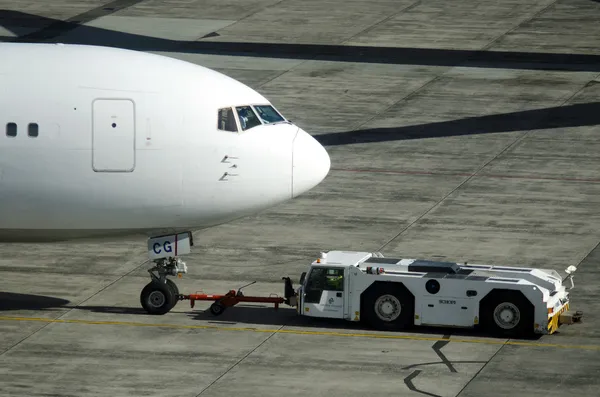 航空機のコックピット — ストック写真