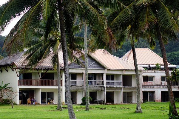 De onvoltooide sheraton hotel in rarotonga, Cookeilanden — Stockfoto