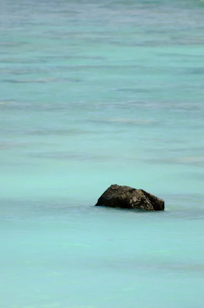 Black Rock em Rarotonga, Ilhas Cook — Fotografia de Stock