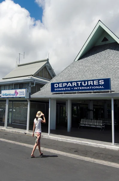 Aeroporto Internacional de Rarotonga - Ilhas Cook — Fotografia de Stock