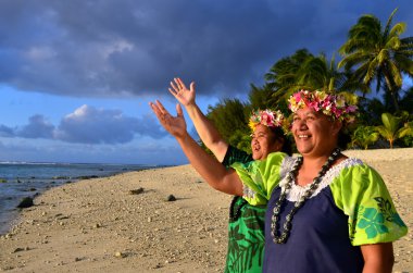 Mature Polynesian Pacific Island Women clipart