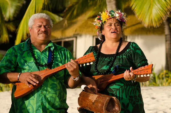 Polynesian Pacific Island Música tahitiana —  Fotos de Stock