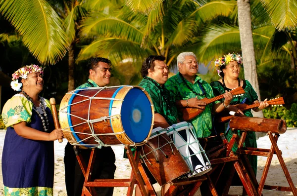 Polinéz csendes-óceáni szigetcsoport Tahiti zene — Stock Fotó