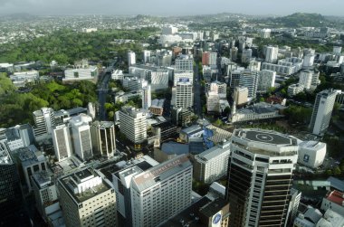 Auckland cbd cityscape - Yeni Zelanda nz