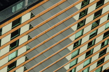 auckland şehir merkezinde daire binaların havadan görünümü