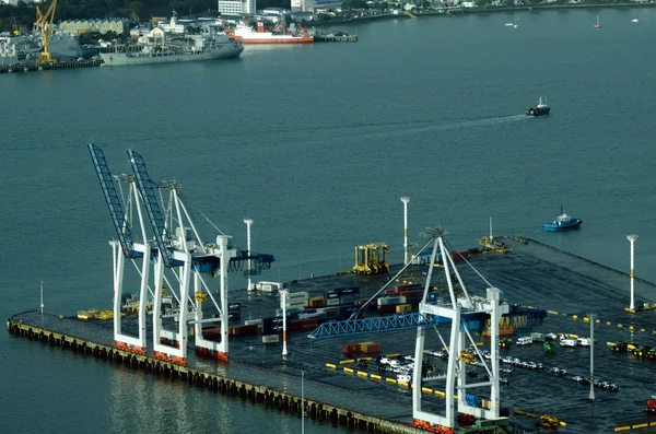 Ports d'Auckland à Auckland Nouvelle-Zélande NZ — Photo