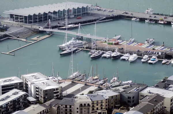 Vista aérea del Centro de Eventos del Viaducto de Auckland — Foto de Stock