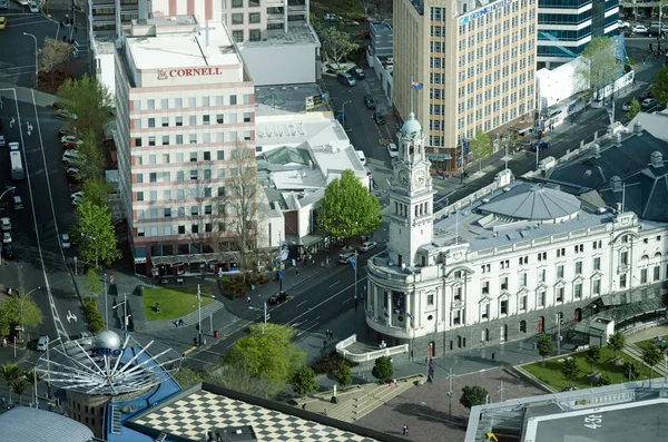 Aerial view of Auckland Town Hall New Zealand NZ — Stock Photo, Image