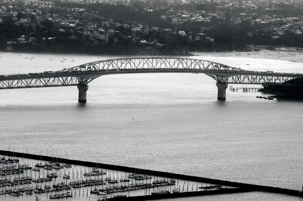 Auckland harbor bridge in Auckland New Zealand NZ — Stock Photo, Image