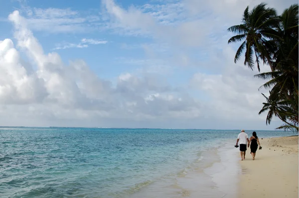 Muri Laguna rarotonga, Cookovy ostrovy — Stock fotografie