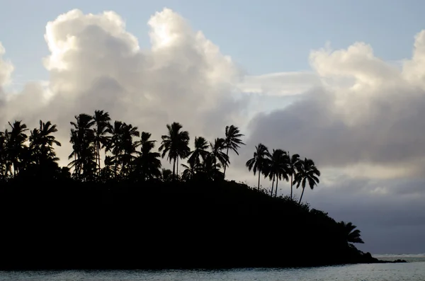 Muri lagune in rarotonga, Cookeilanden — Stockfoto