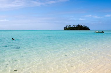 cook Adaları rarotonga gölünde Muri