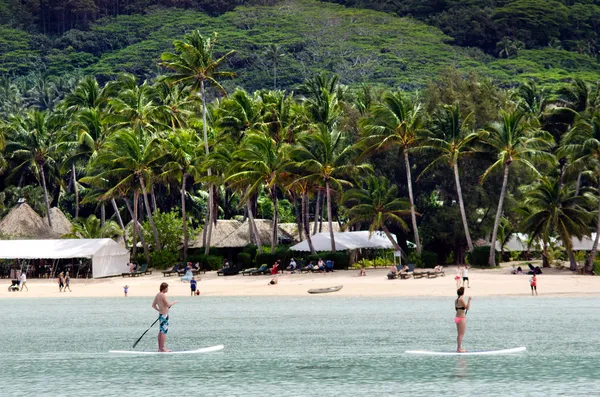 Muri-Lagune in rarotonga Kochinseln — Stockfoto