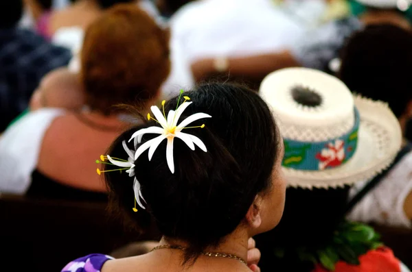 Saint josephs katedrális rarotonga cook-szigetek — Stock Fotó