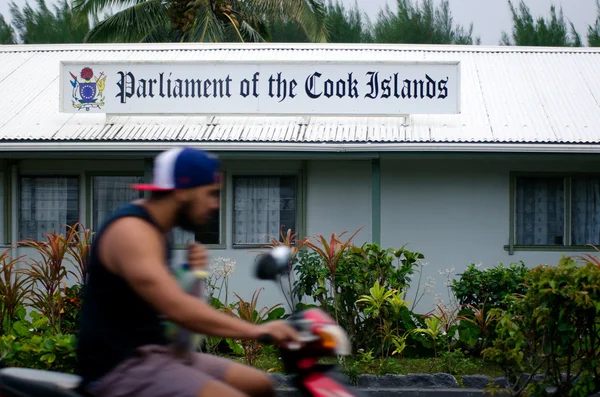 Parlament der Kochinseln in rarotonga Kochinseln — Stockfoto