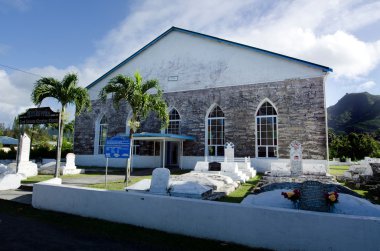 cook Adaları rarotonga kilisede Titikaveka.