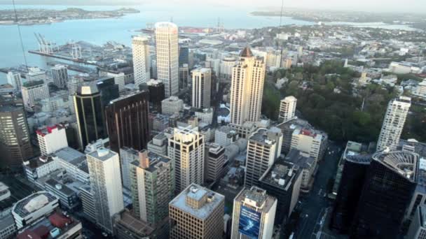 Panoráma města Auckland — Stock video