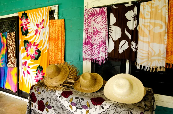 Tienda de recuerdos tropicales en Aitutaki Islas Cook —  Fotos de Stock