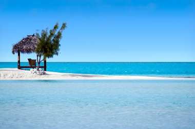 aitutaki lagün cook Adaları'arutanga adasının peyzaj