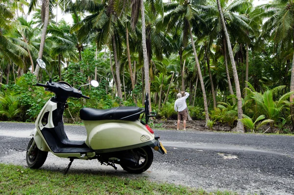 Vervoer in aitutaki Cookeilanden — Stockfoto