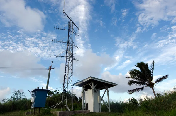 Maunga pu hill v aitutaki laguny Cookovy ostrovy — Stock fotografie