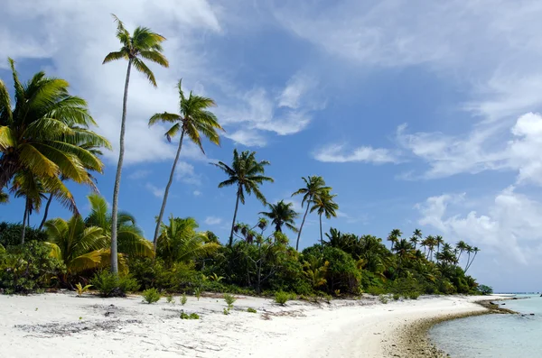 Paysage de l'île de Maina dans la lagune d'Aitutaki Îles Cook — Photo