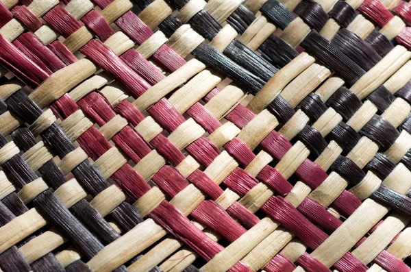 Культура маори - плетение льна — стоковое фото