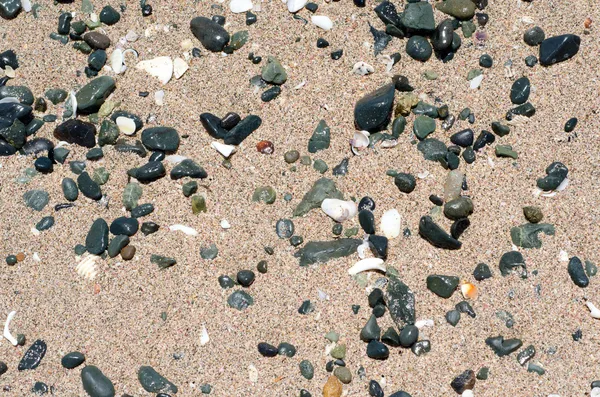 Stones on sand — Stock Photo, Image