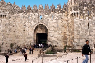 Şam kapısı jerusalem eski şehir, İsrail