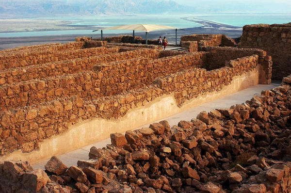 Izrael pevnost Masada — Stock fotografie