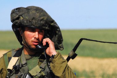Israeli soldier clipart