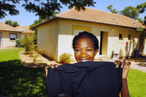 Refugiados africanos em Israel — Fotografia de Stock