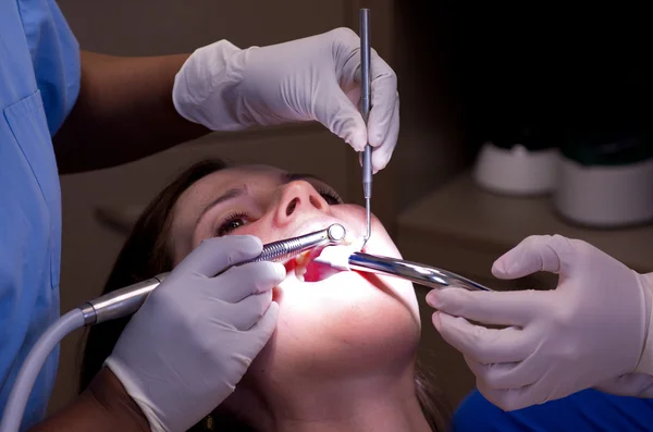 Teeth examin — Stock Photo, Image