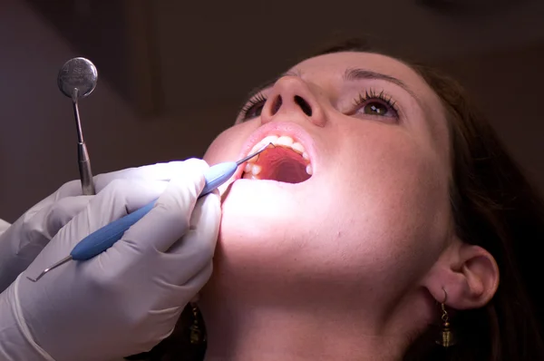 Teeth examin — Stock Photo, Image