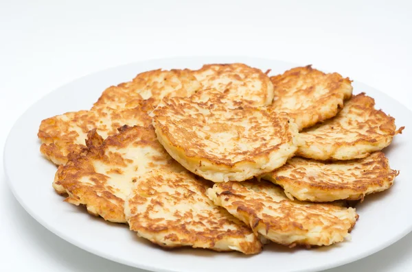 Potato Pancakes for Hanukkah Jewish Holiday — Stock Photo, Image