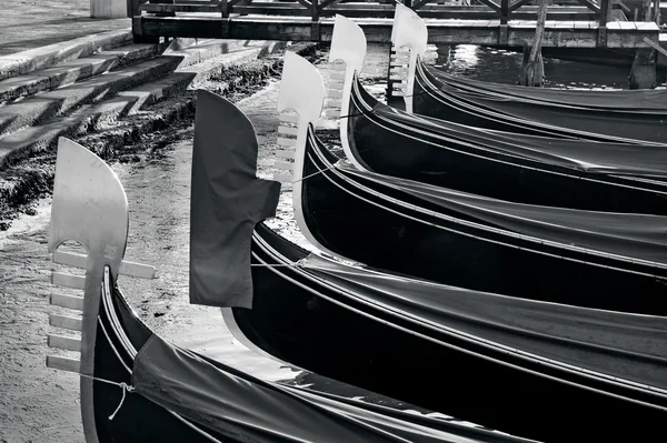 Venecia Italia Paisaje urbano - Gondolas —  Fotos de Stock