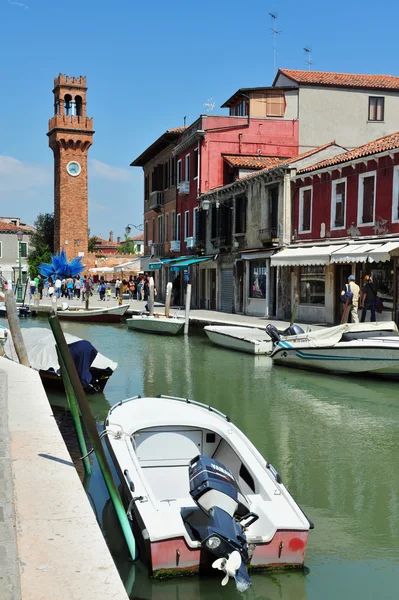 Ilha Murano na Lagoa Veneziana, Itália — Fotografia de Stock