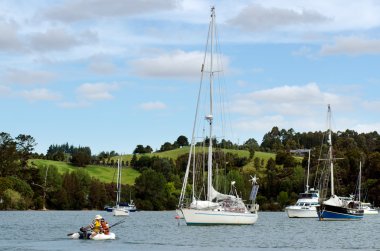Opua marina Bay Adaları, Yeni Zelanda