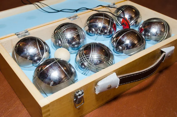 Petanque balls — Stock Photo, Image