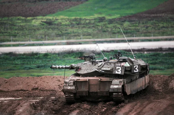 IDF Ready for Ground Incursion in Gaza Strip — Stock Photo, Image