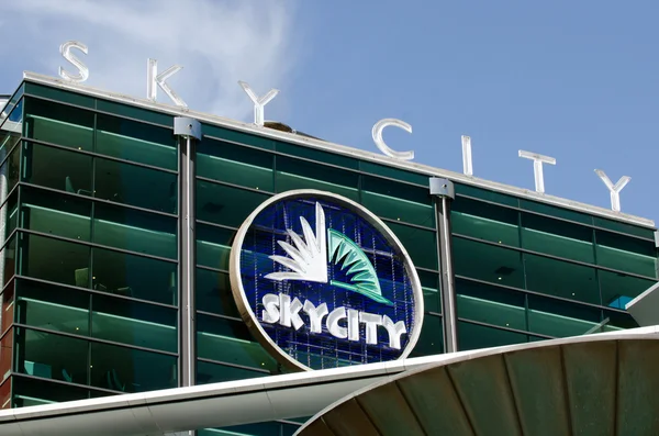 Paisagem urbana de Auckland - skycity — Fotografia de Stock